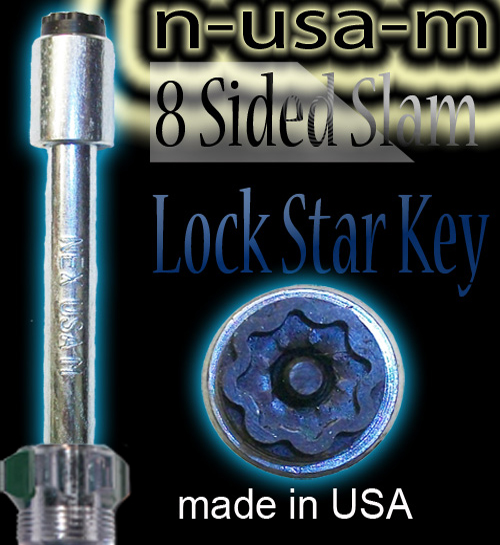 New Channel Commercial Corp Key Lock Hex Head SLTT2LB1 8 Star Fast Shipping!!! 