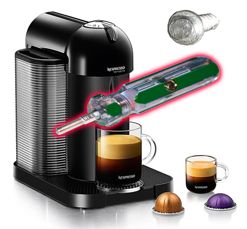 Nespresso Krups Service Repair Tool Key - Open Security Oval Head Screws  743724375749
