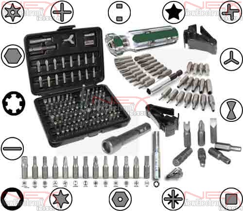 anti tampering screwdriver bits