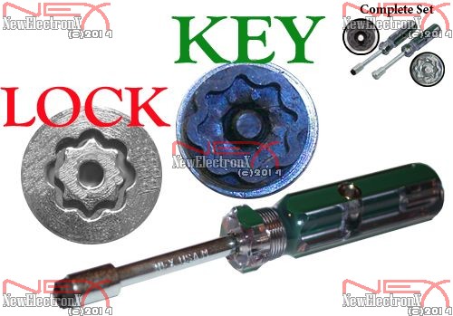 cable installer Spectrum screwdriver handle pedestal key