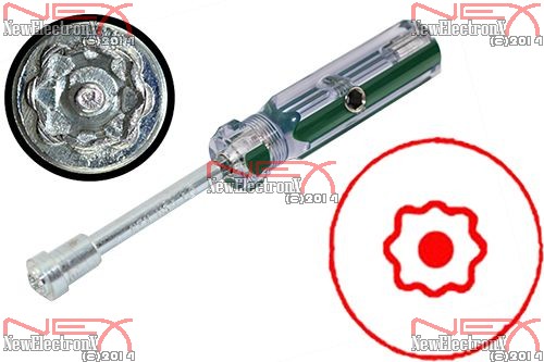 Security Key 8 Star Socket