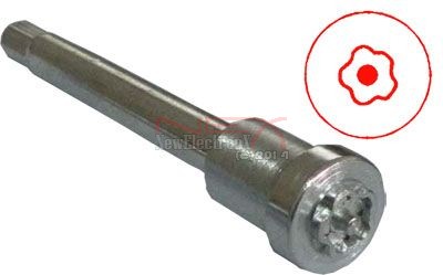 Diversified Metal Cable TV Box CATV SATV 4 Sided Star Lock PED Key MDU MSO Tool