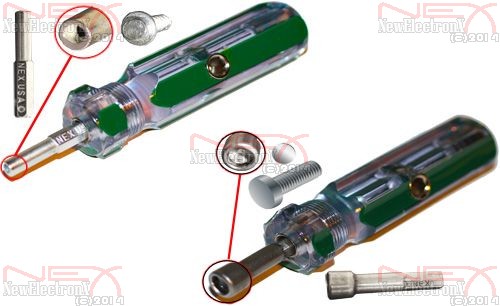 Nespresso Krups Service Repair Tool Key - Open Security Oval Head Screws