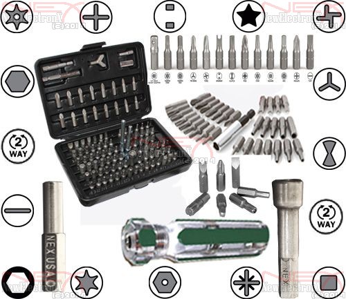 ovoid security bolt head tool box